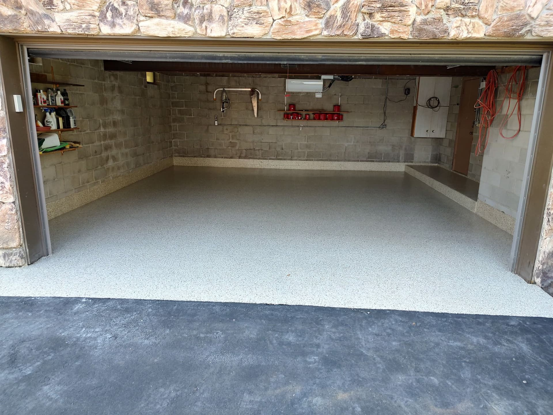Gallery photos for Cracked Concrete Garage Floor Gets a Full Coating Upgrade: Image #9