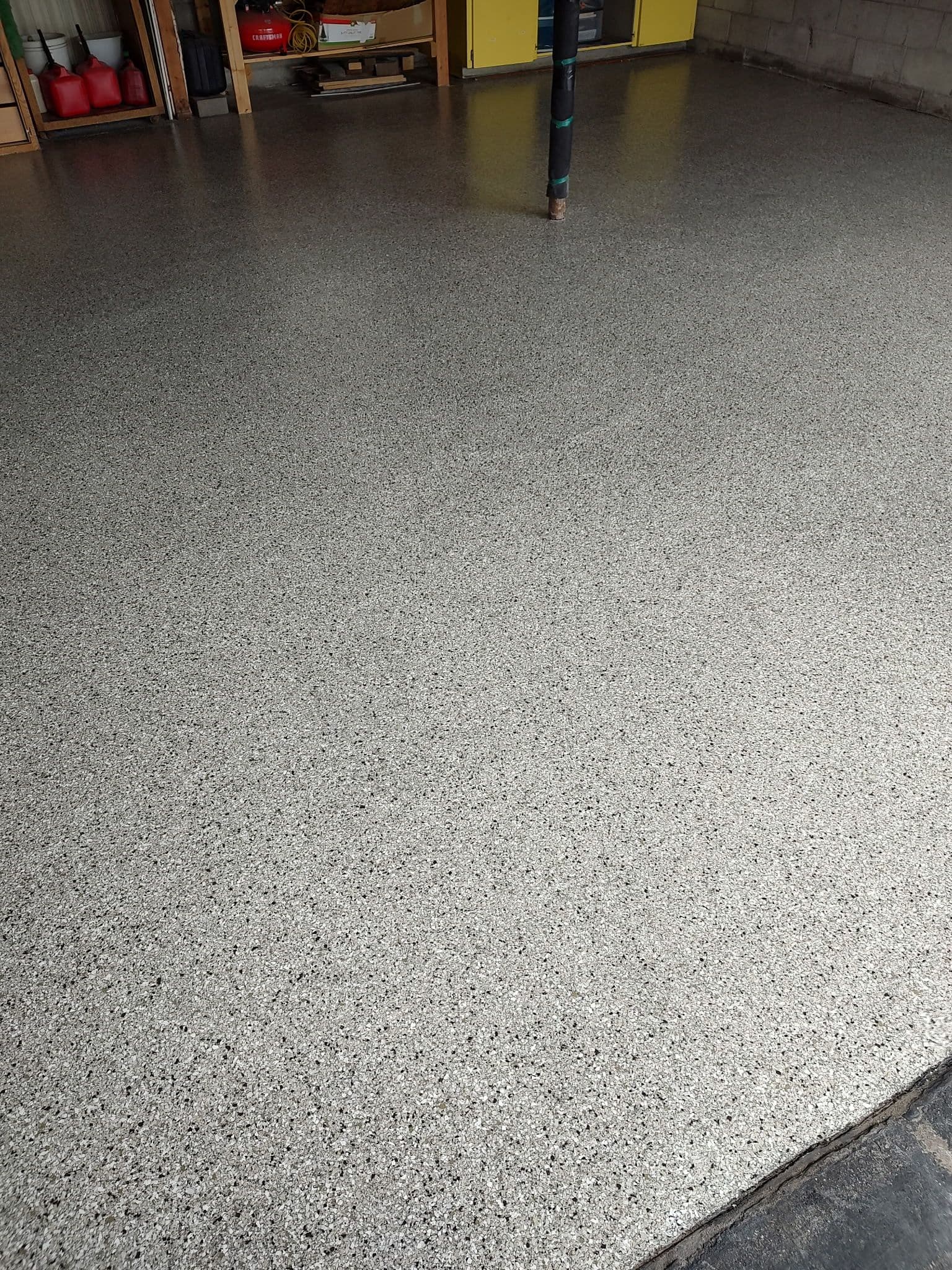 Gallery photos for Cracked Garage Floor Gets a Fresh Coat in St. Joe: Image #4