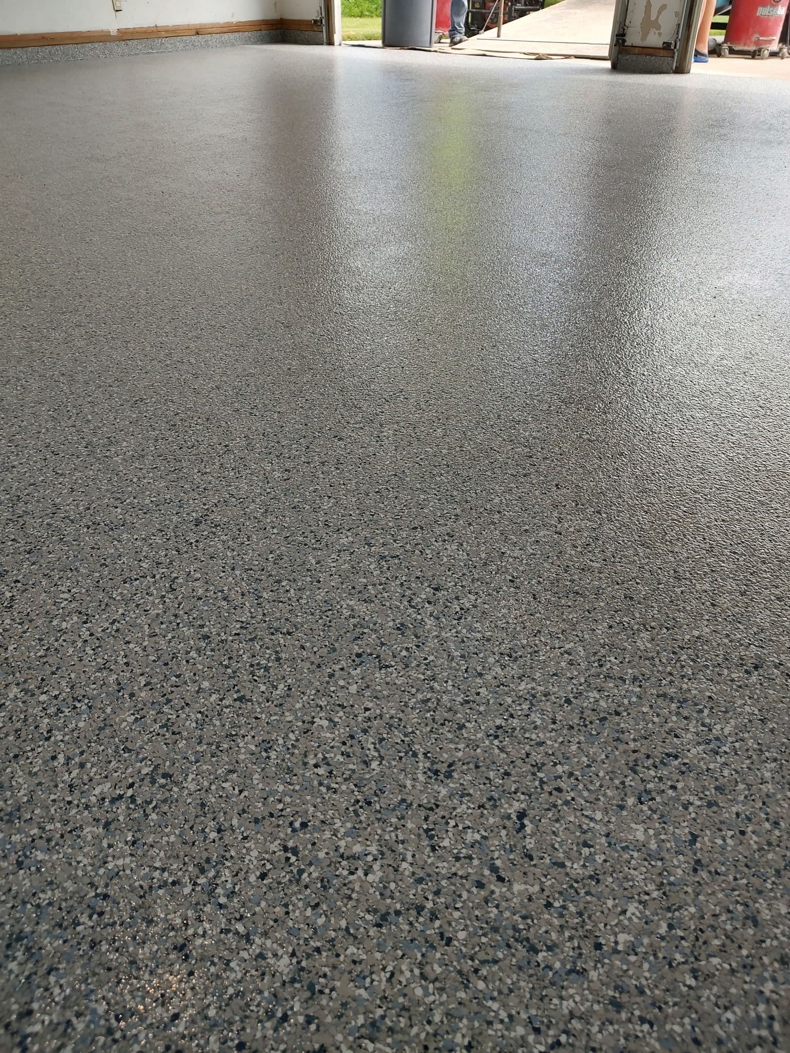 Gallery photos for Full Flake Garage Floor Coating Done in One Day in Brainerd: Image #2