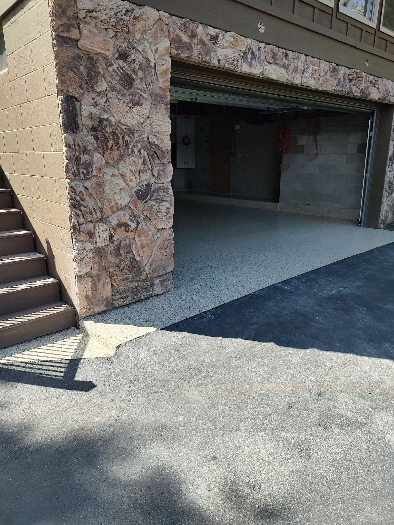 Gallery photos for Cracked Concrete Garage Floor Gets a Full Coating Upgrade: Image #6