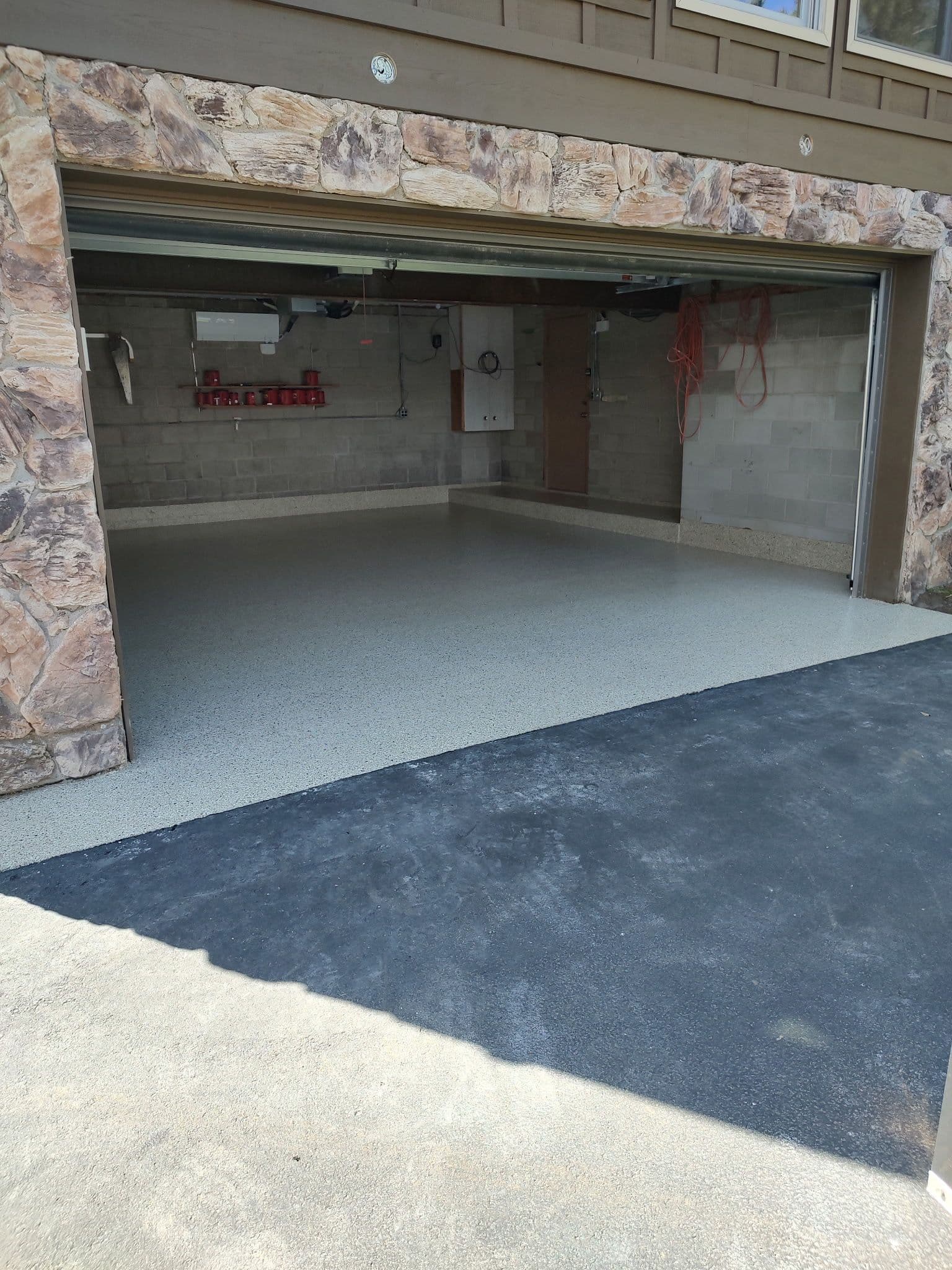 Gallery photos for Cracked Concrete Garage Floor Gets a Full Coating Upgrade: Image #5