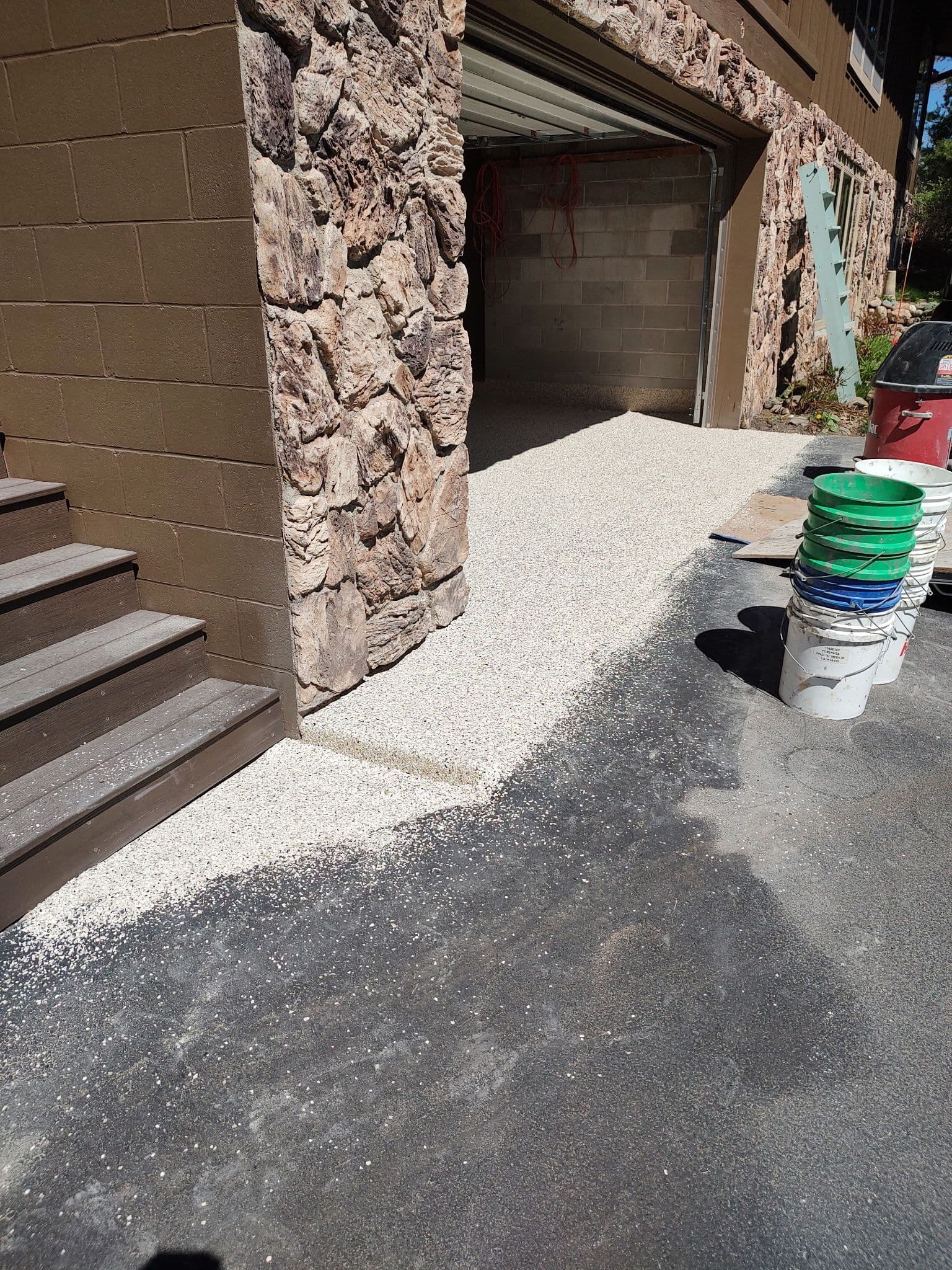 Gallery photos for Cracked Concrete Garage Floor Gets a Full Coating Upgrade: Image #4
