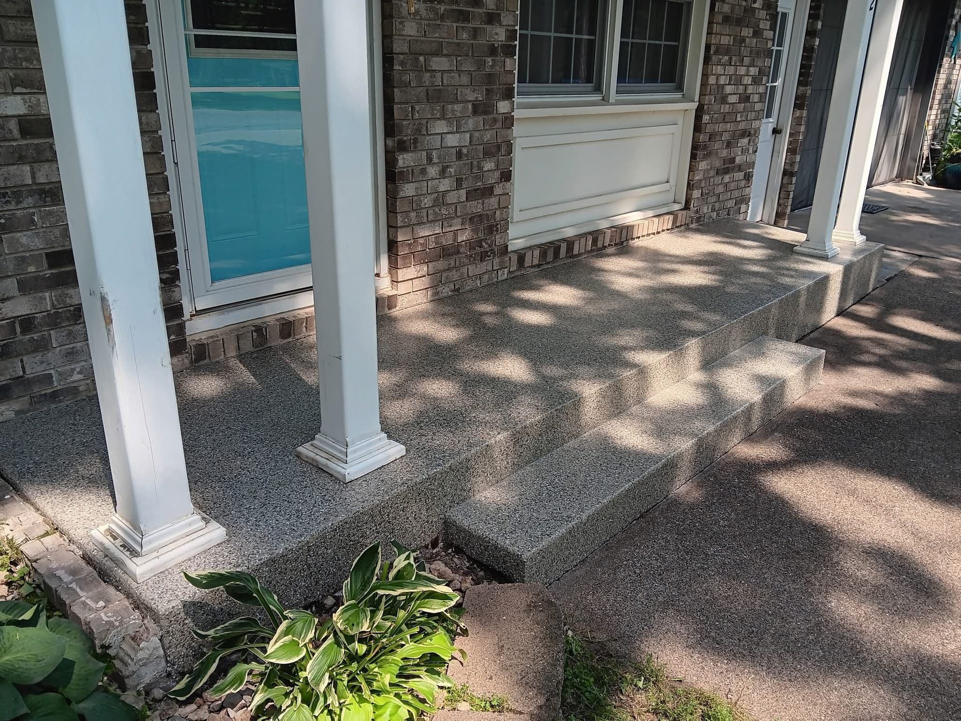 Front Porch Concrete Coating Refresh in Madras