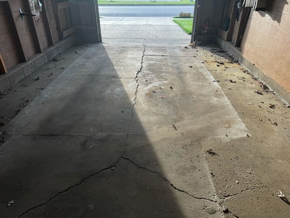 Project Cracked Garage Floor Gets Slatestone Epoxy Coating in Cold Spring image