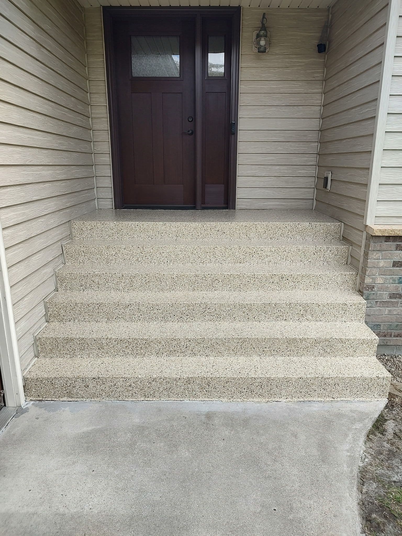 Gallery photos for Front Step Concrete Coating in Brainerd MN Gets a Grip: Image #1