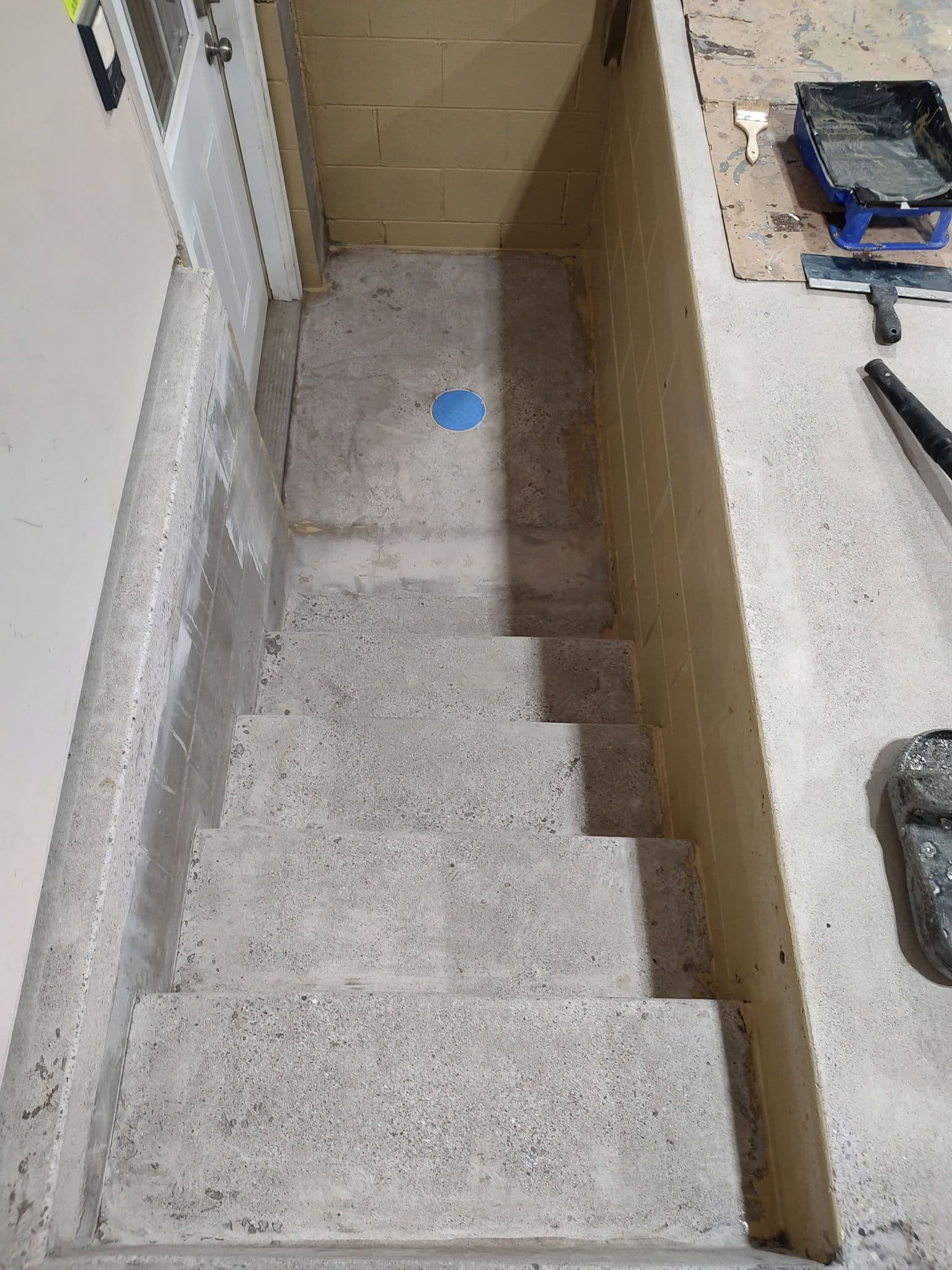 Concrete Basement Steps Get a Durable Coating Upgrade image